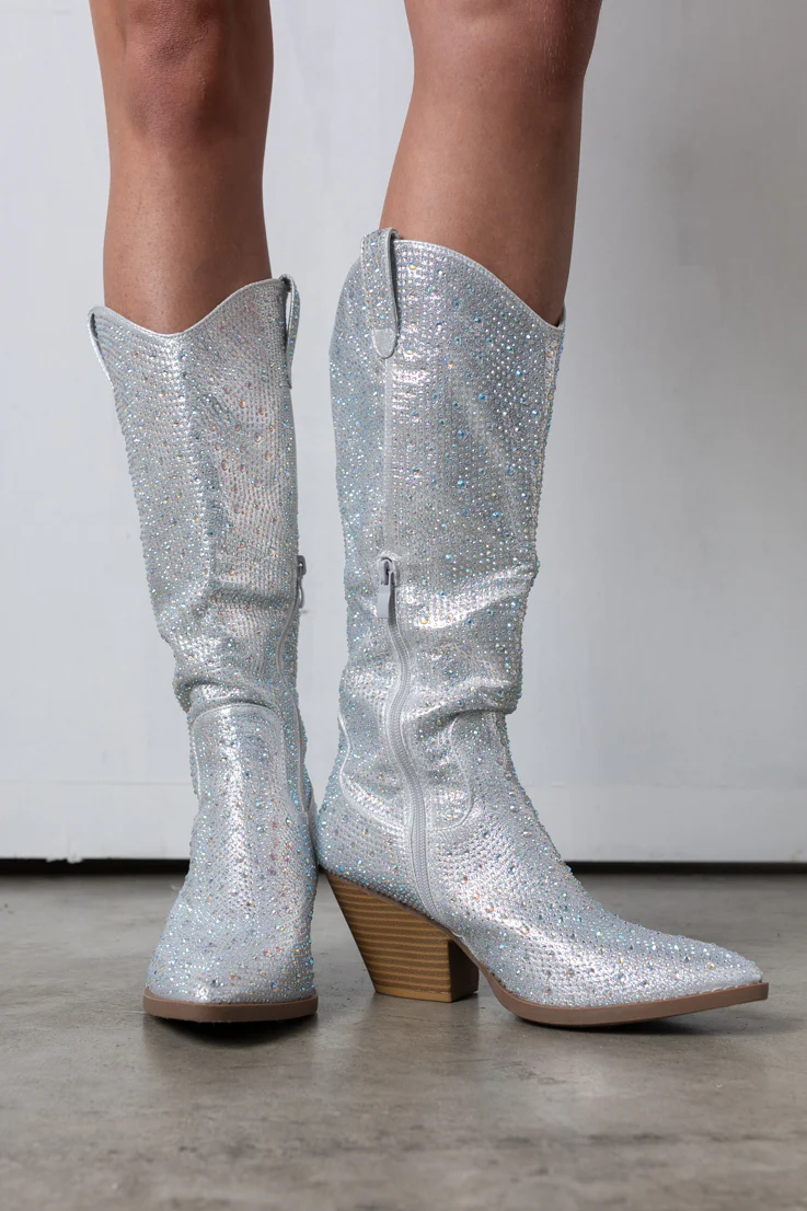 Bejeweled Boots