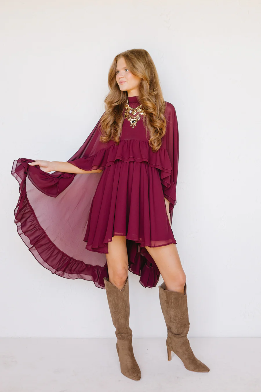 Bordeaux Dress - Image 6