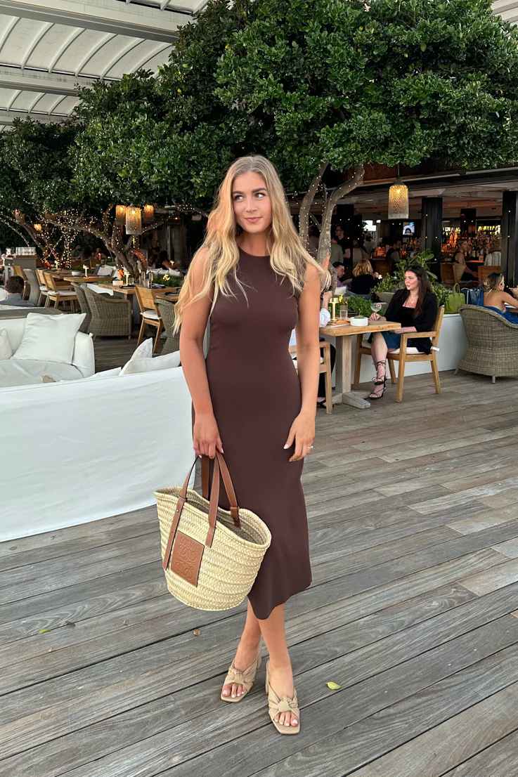 Chocolates and Roses Midi Dress - Image 4