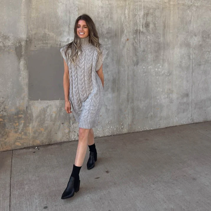 Don't Sweat It Sweater Dress - Image 5