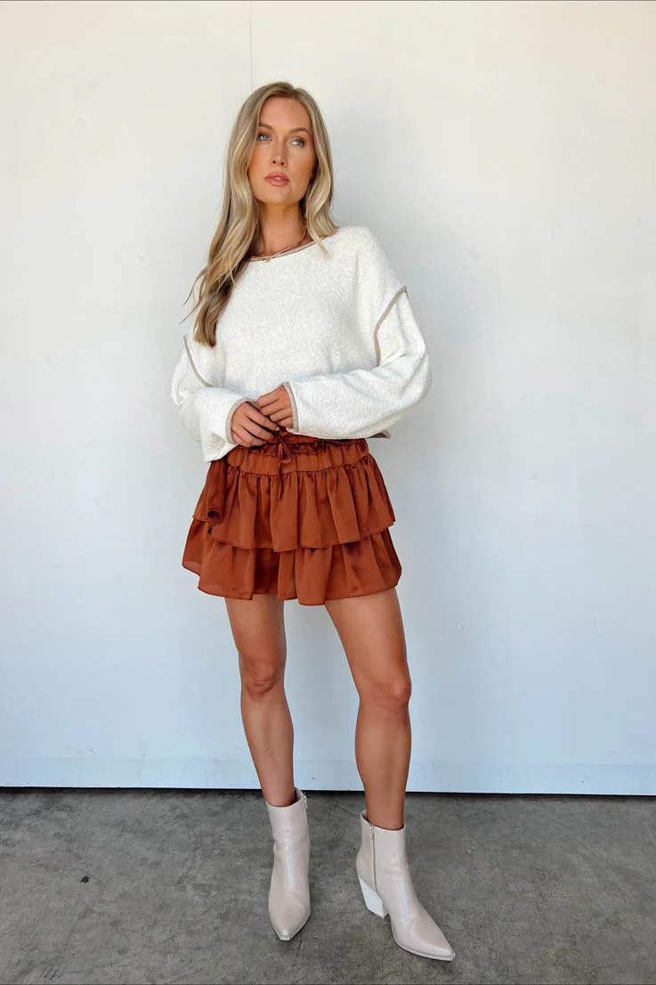 Feels Like Fall Skort - Image 4
