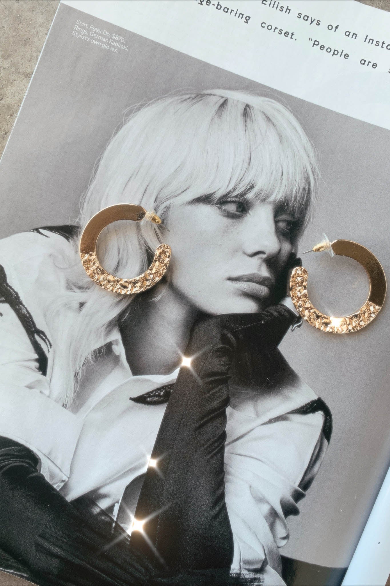 Half and Half Hoops