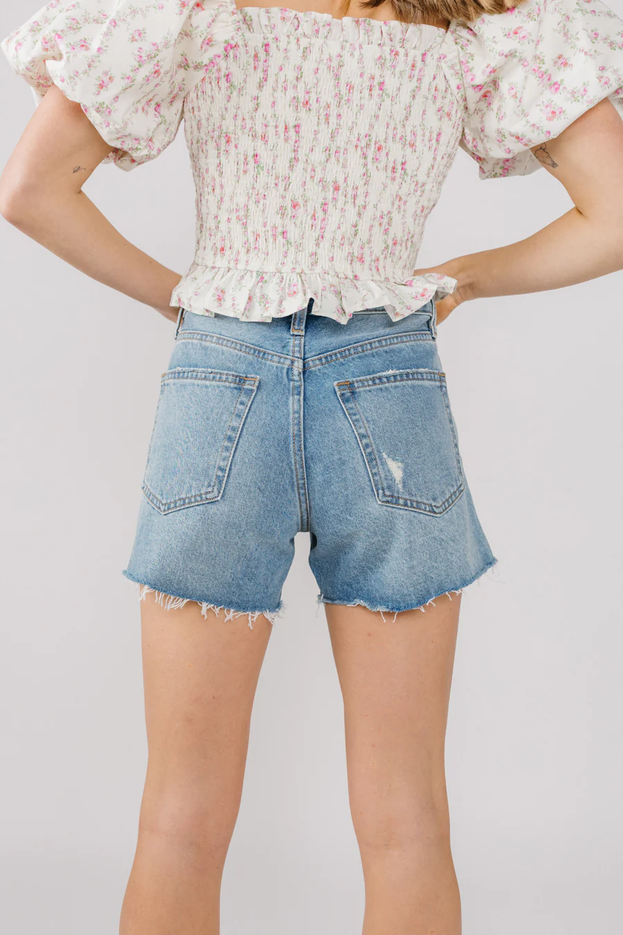 Lydia Denim Shorts - Image 2