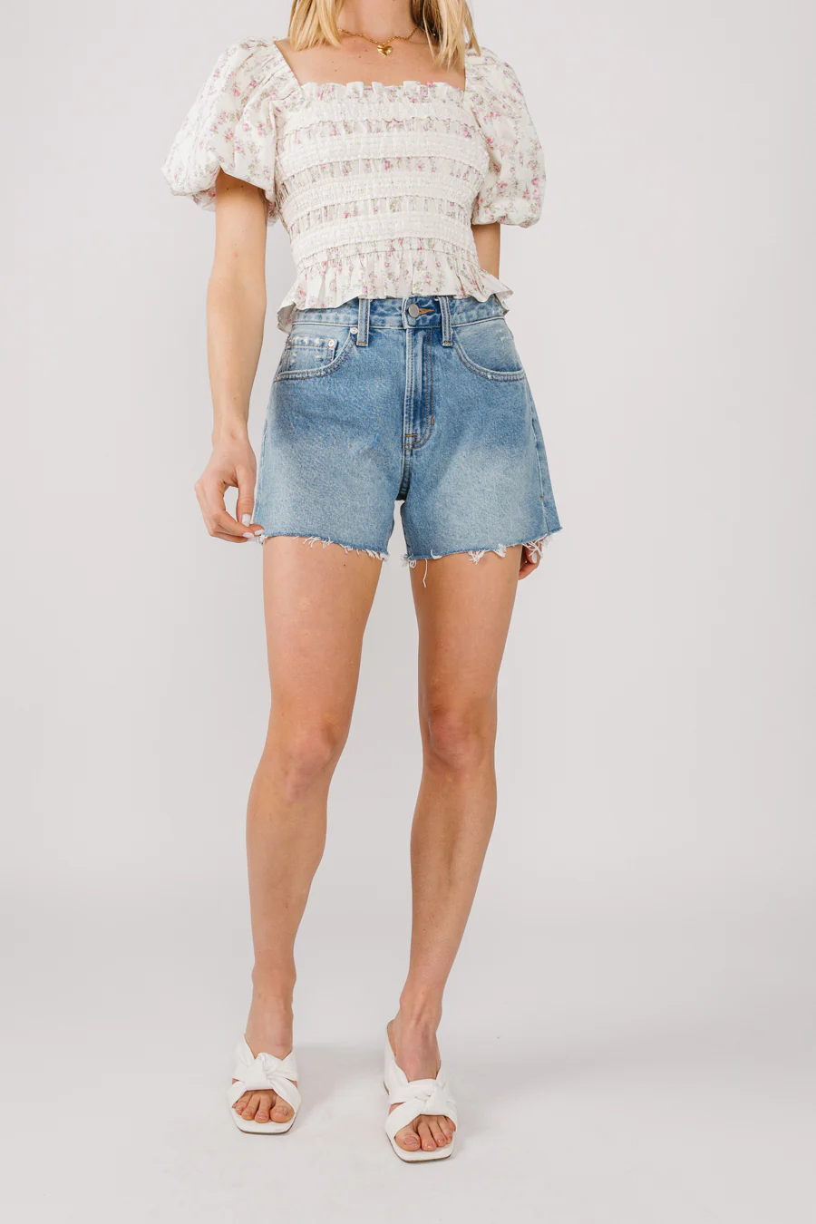 Lydia Denim Shorts - Image 4