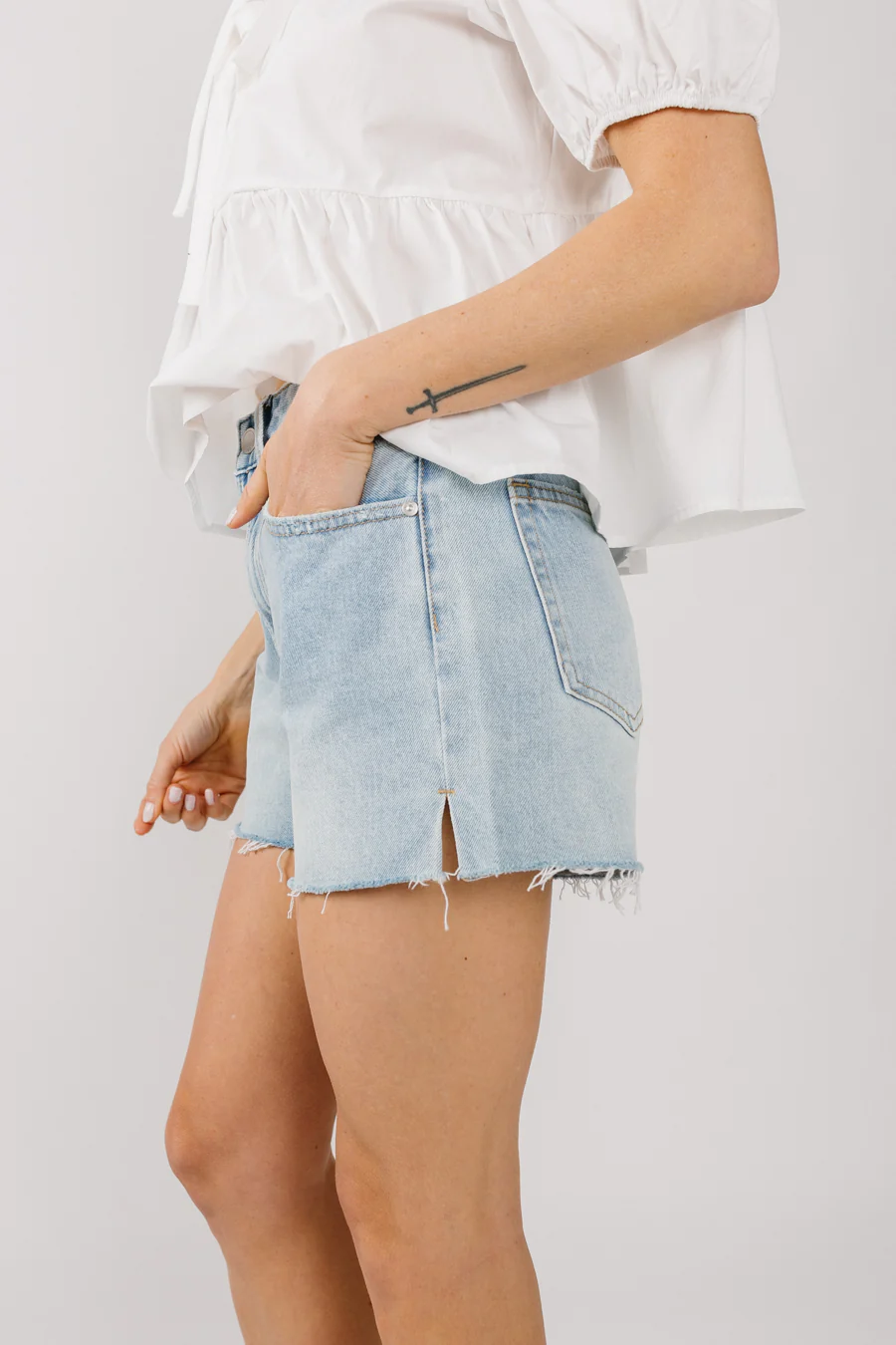 Lydia Denim Shorts - Image 7