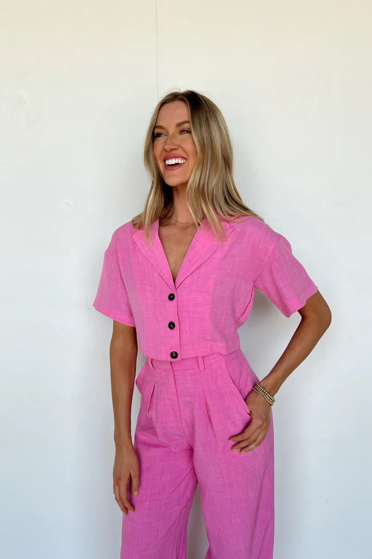 Pink Peonies Top - Image 3