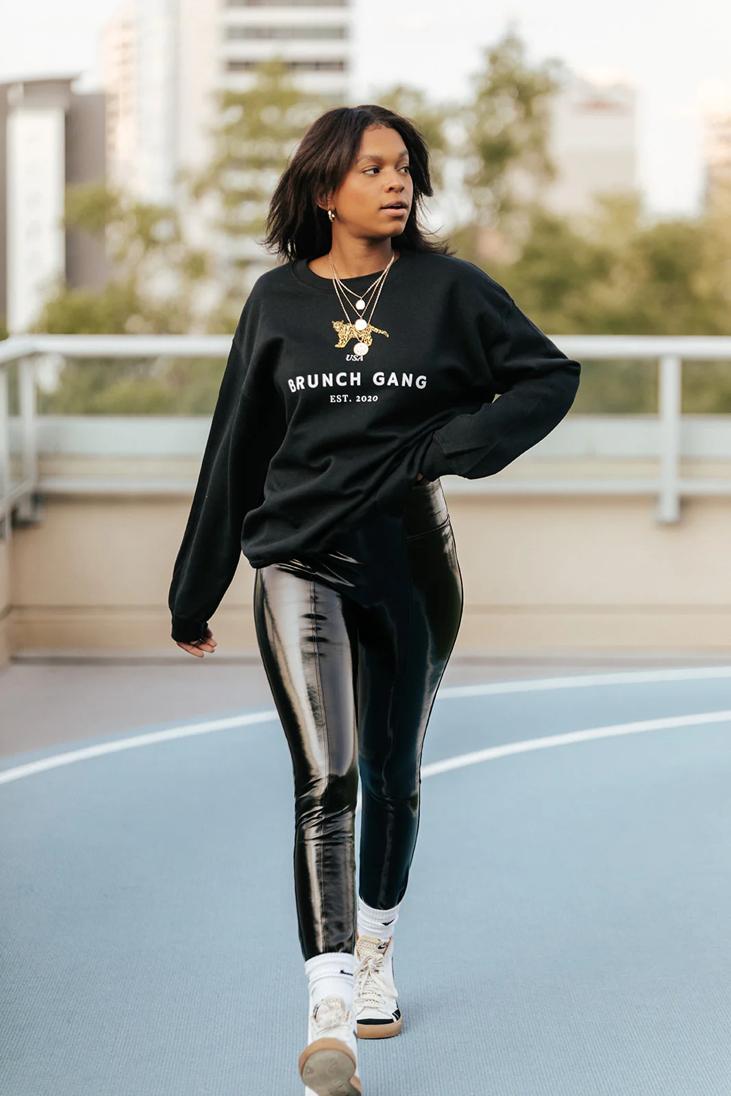 Spanx Faux Patent Leather Leggings - Image 6