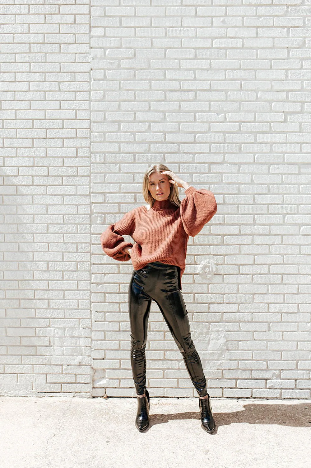 Spanx Faux Patent Leather Leggings - Image 8