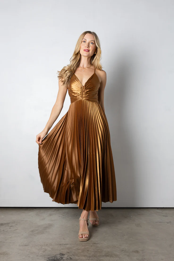 Stay Golden Midi Dress - Image 7