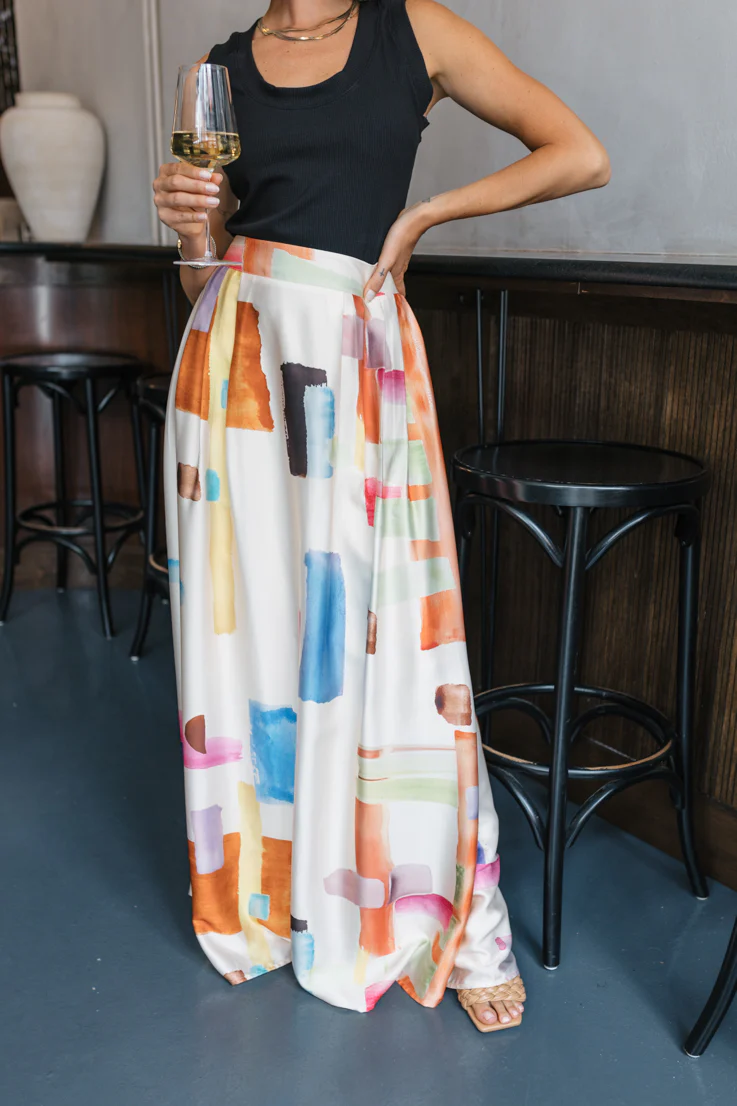 Work of Art Maxi Skirt - Image 3